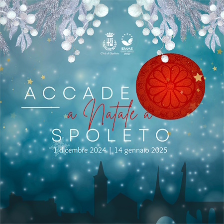  locandina Accade a Natale a Spoleto 2024 - Spoleto 